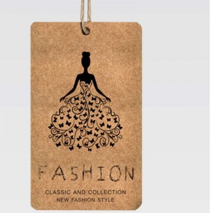 Creative Fashion Beklædnings etiket hangtag Skræddersyet 5