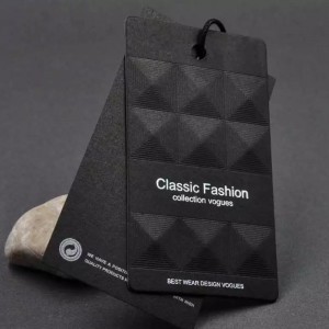 Creative Fashion Beklædnings etiket hangtag Skræddersyet 9