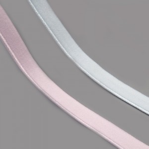 10 # Prøvefri farverig nylon spandex strikket elastisk båndbånd til tøj
